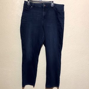 Bandolino Denim Jeans Pants Blue Amy Straight Leg 18